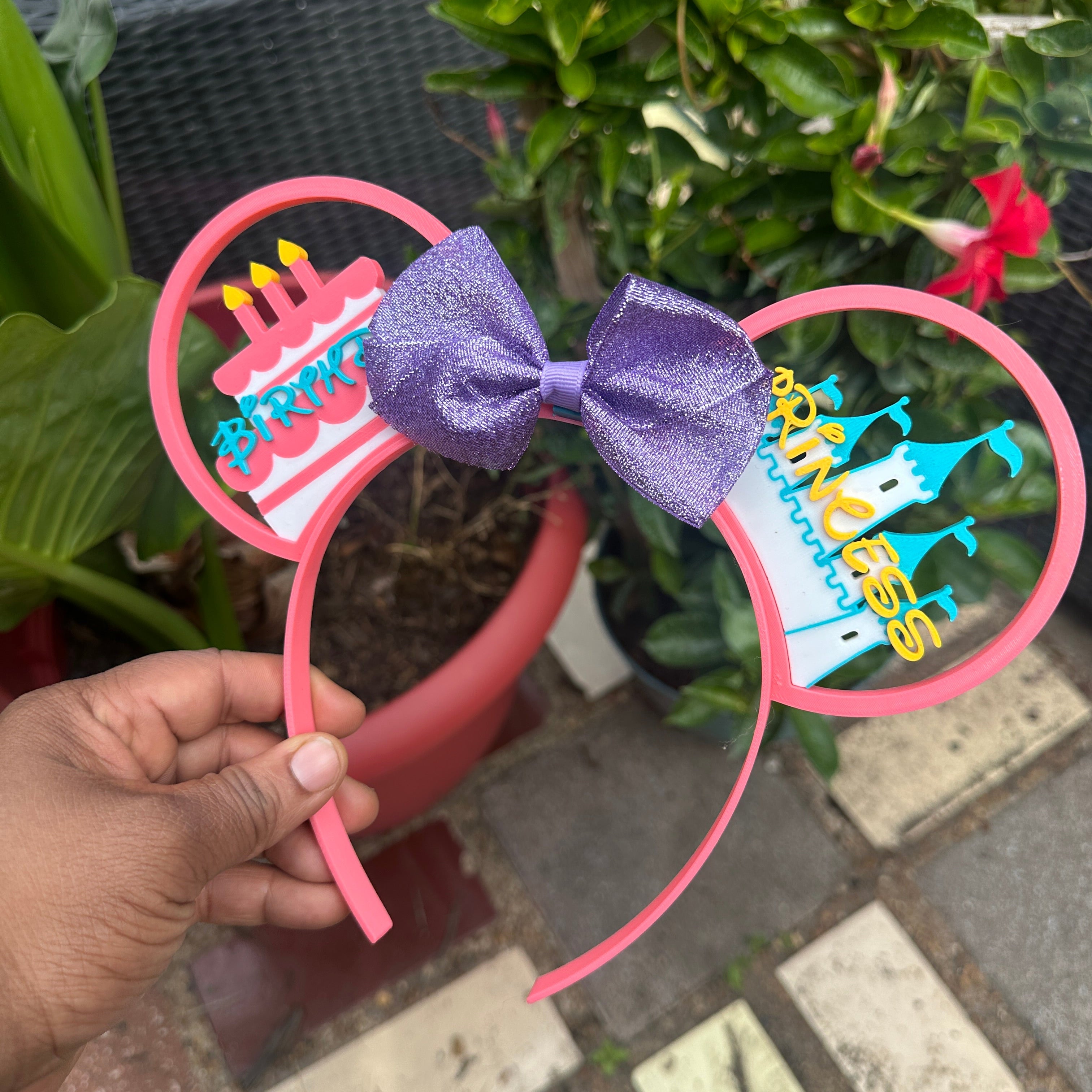 Birthday Princess Theme Park Ears