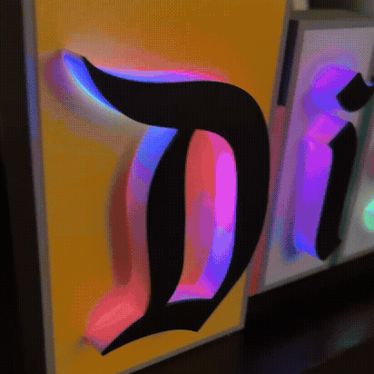 Vintage Disneyland Replica LED Sign