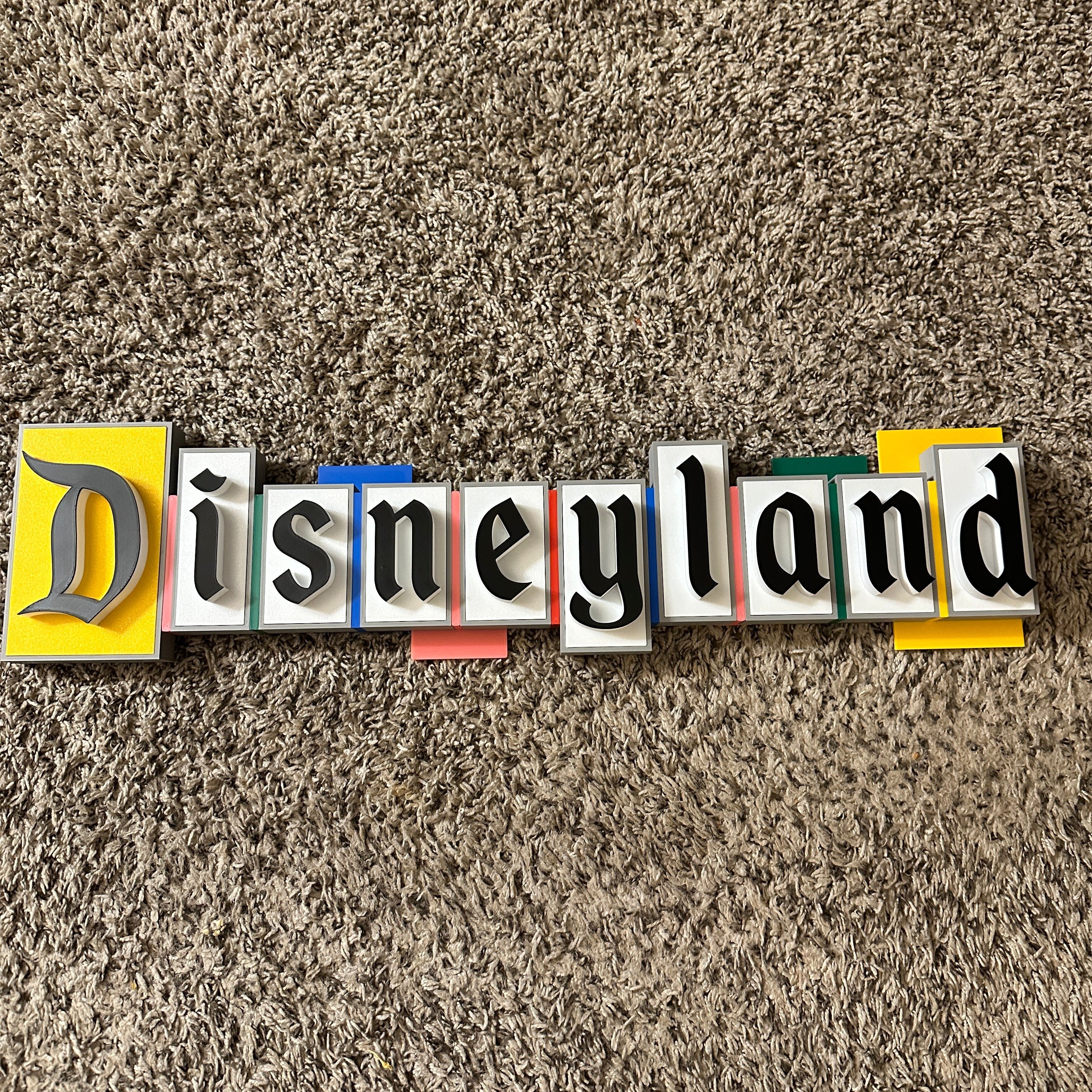 Vintage Disneyland Replica LED Sign