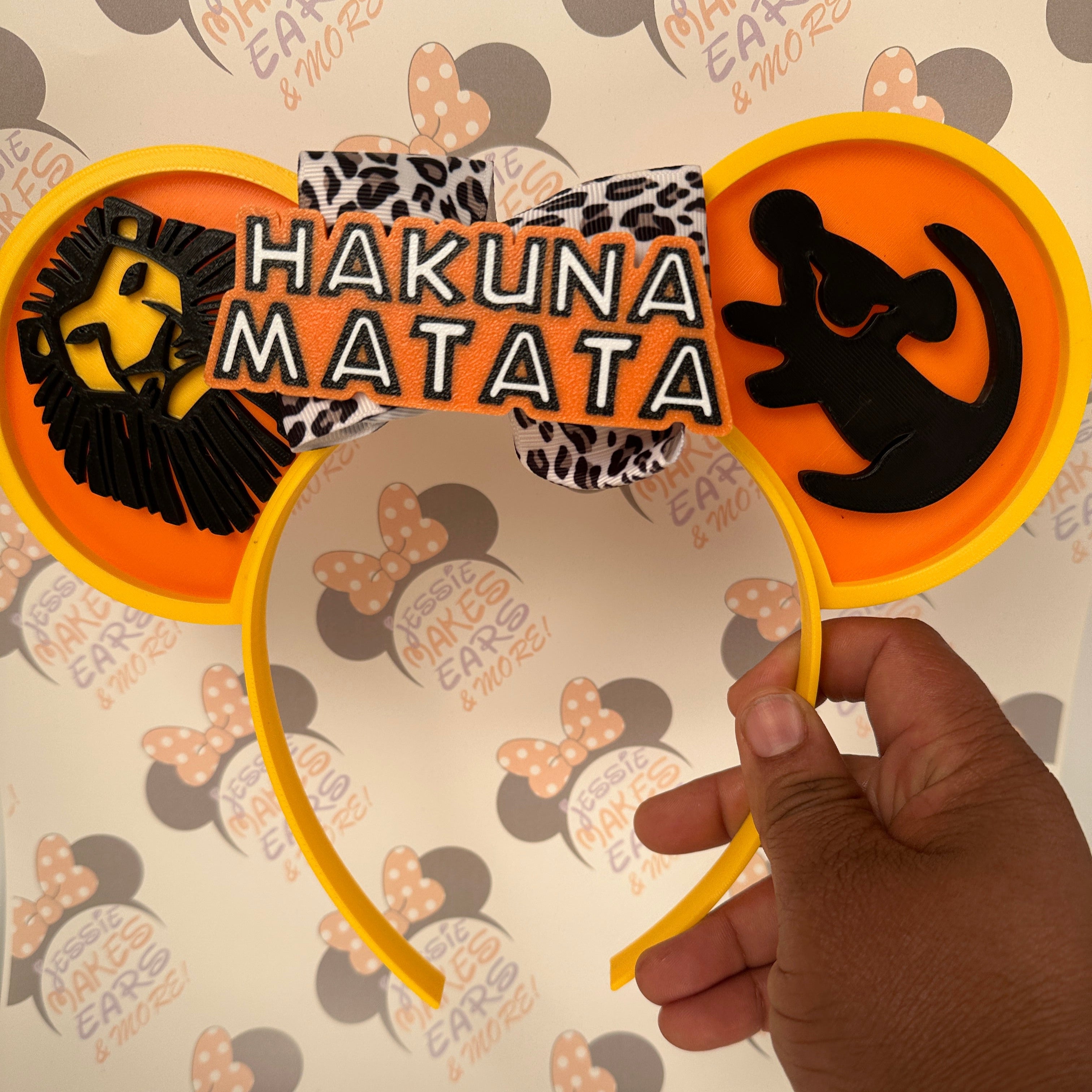 Hakuna Matata Lion Theme Park Ears