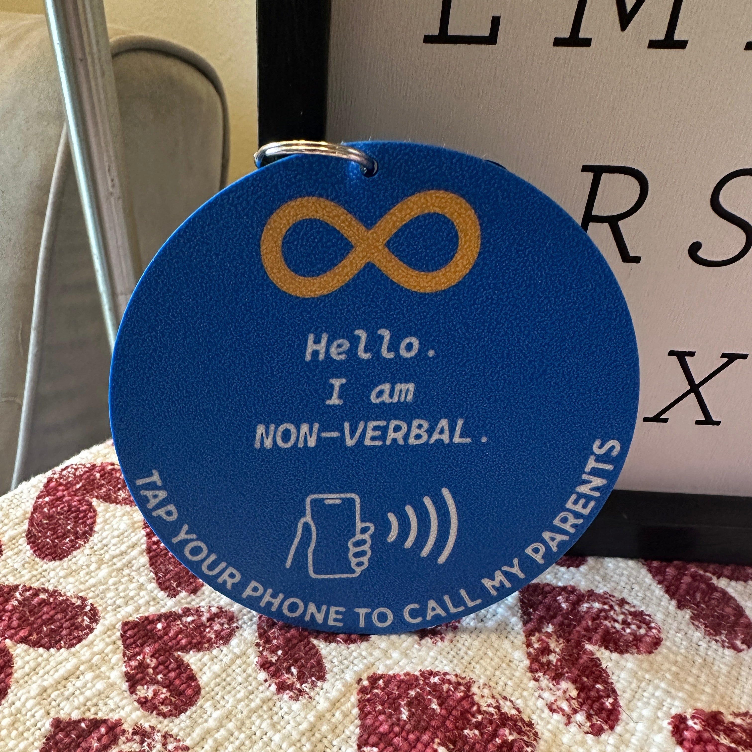"Non-Verbal" NFC Bag Tag
