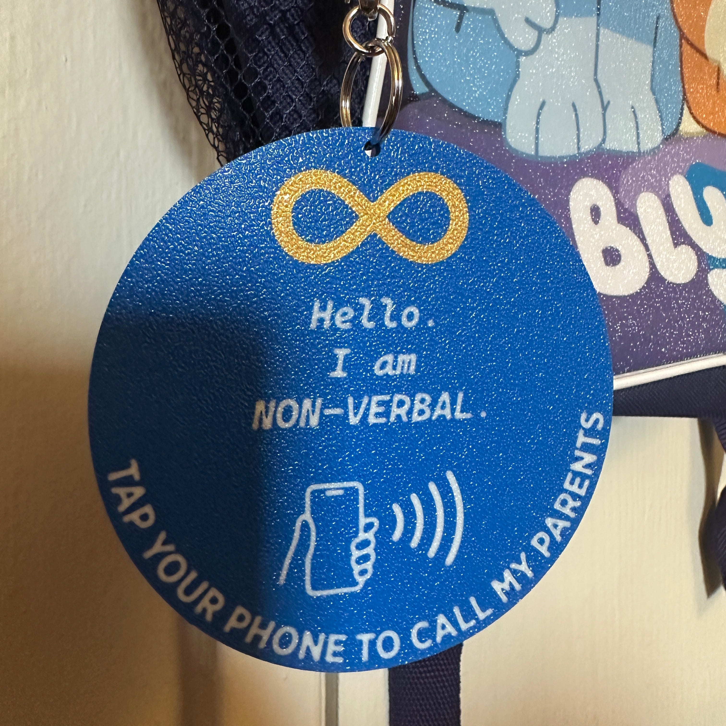 "Non-Verbal" NFC Bag Tag