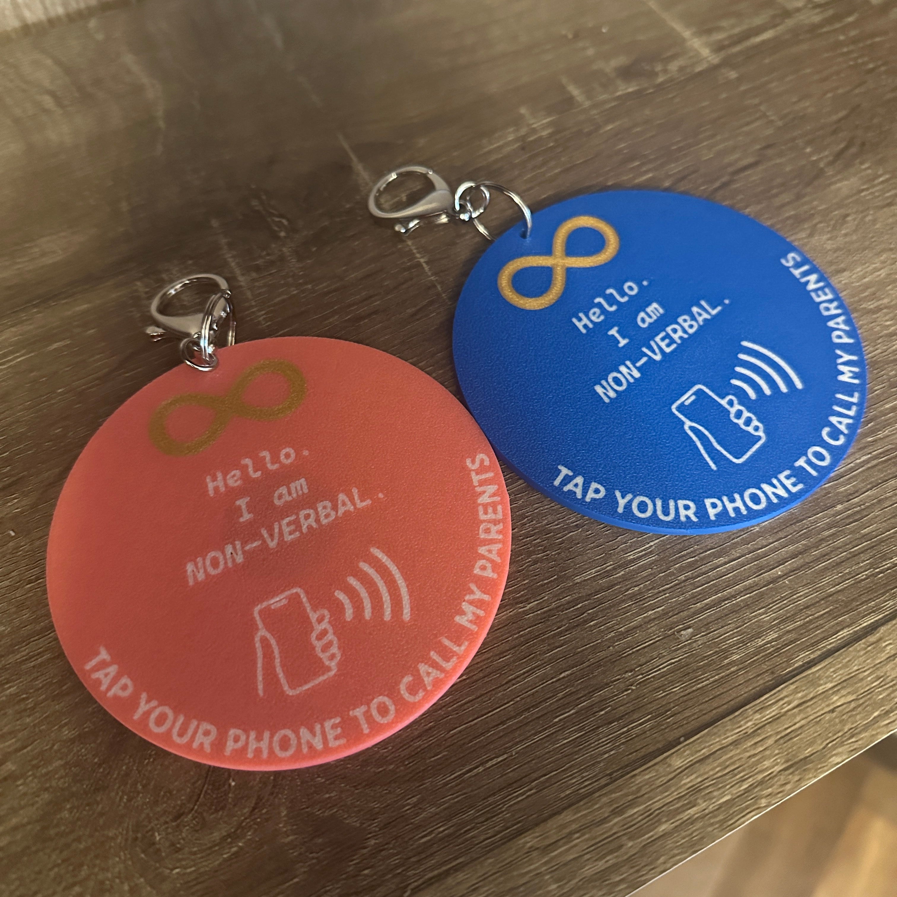 "Non-Verbal" NFC Bag Tag