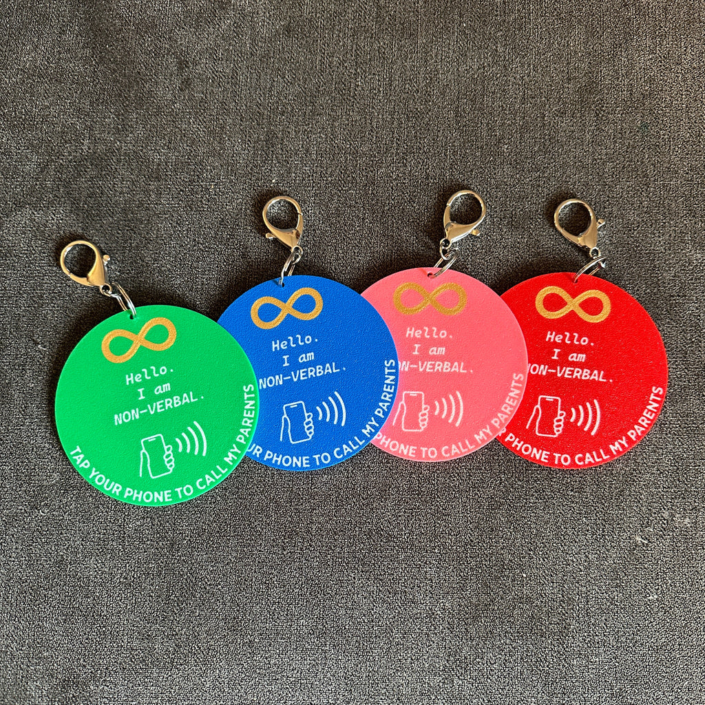 "Non-Verbal" NFC Bag Tag