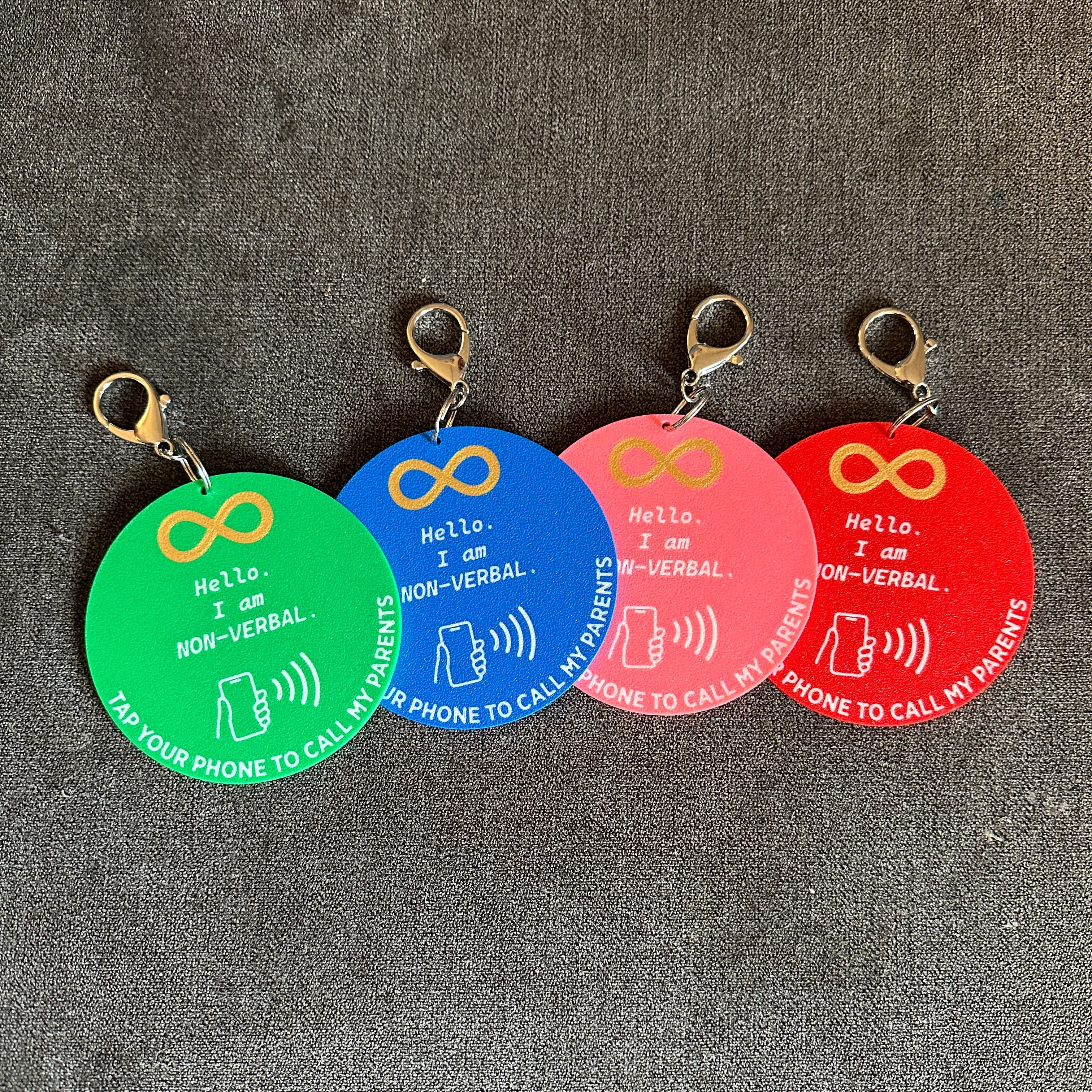 "Non-Verbal" NFC Bag Tag