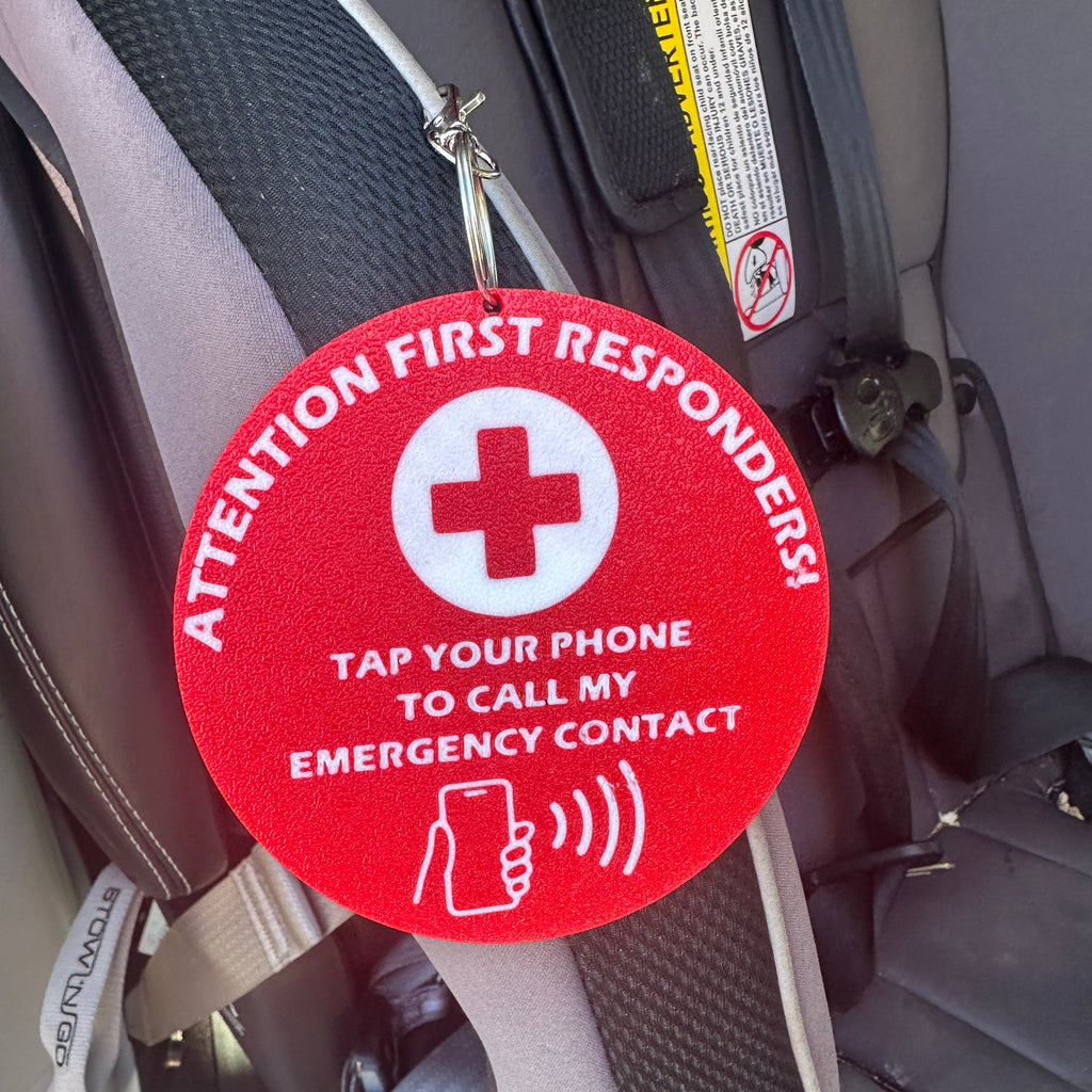 Emergency Contact NFC Bag Tag