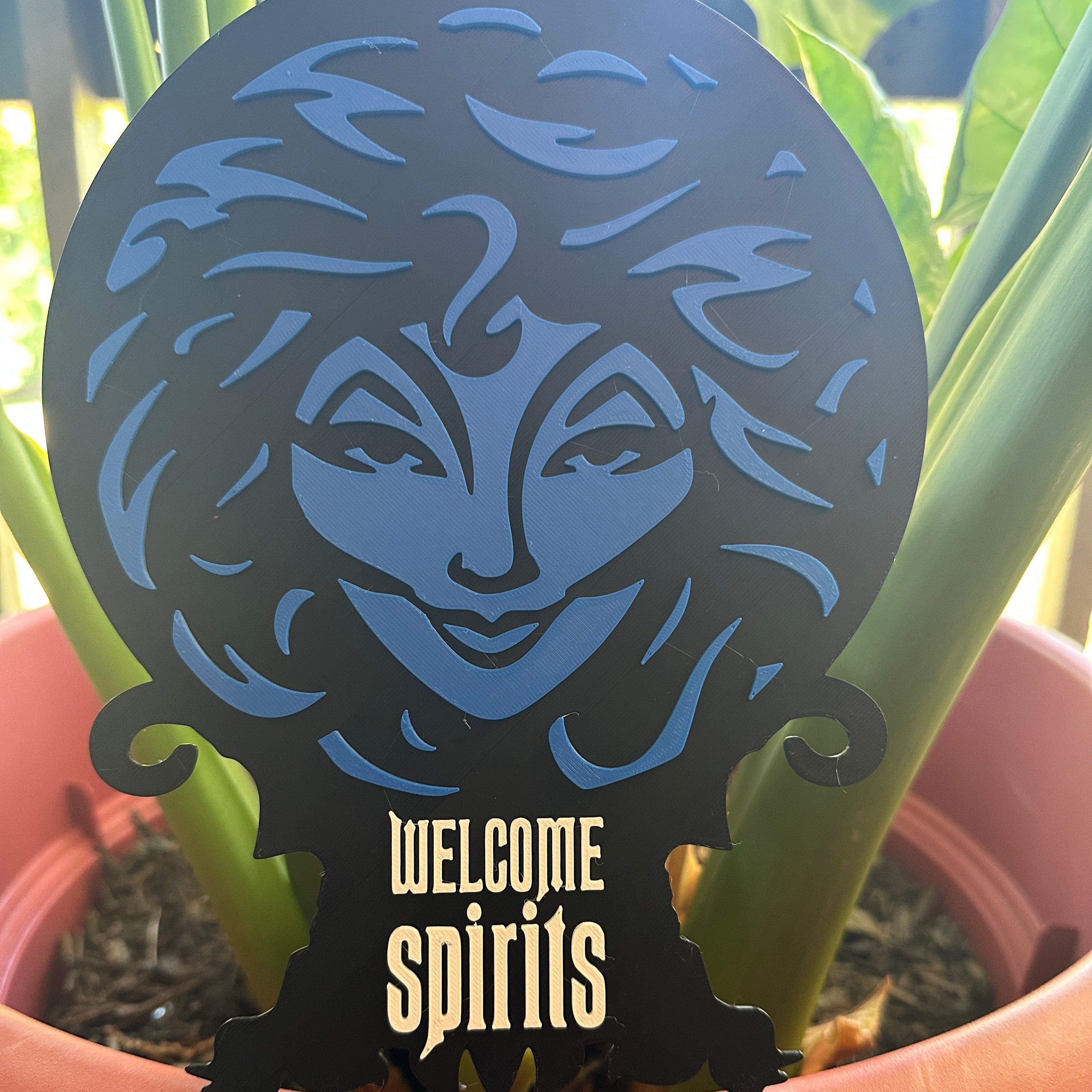 “Spirits Welcome” Madame Leota Sign