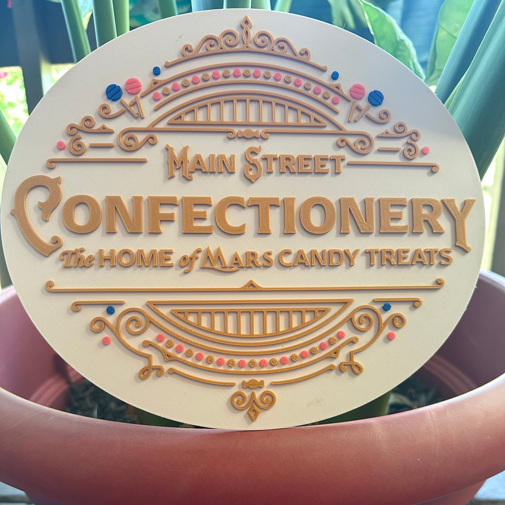 Main Street Confectionary Sign