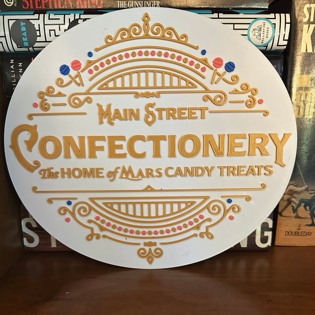 Main Street Confectionary Sign