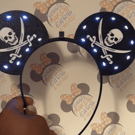 Light Up Pirate Theme Park Ears
