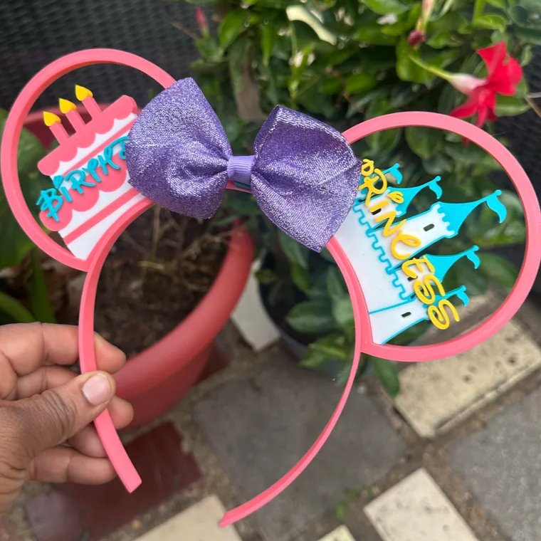 Birthday Princess Theme Park Ears