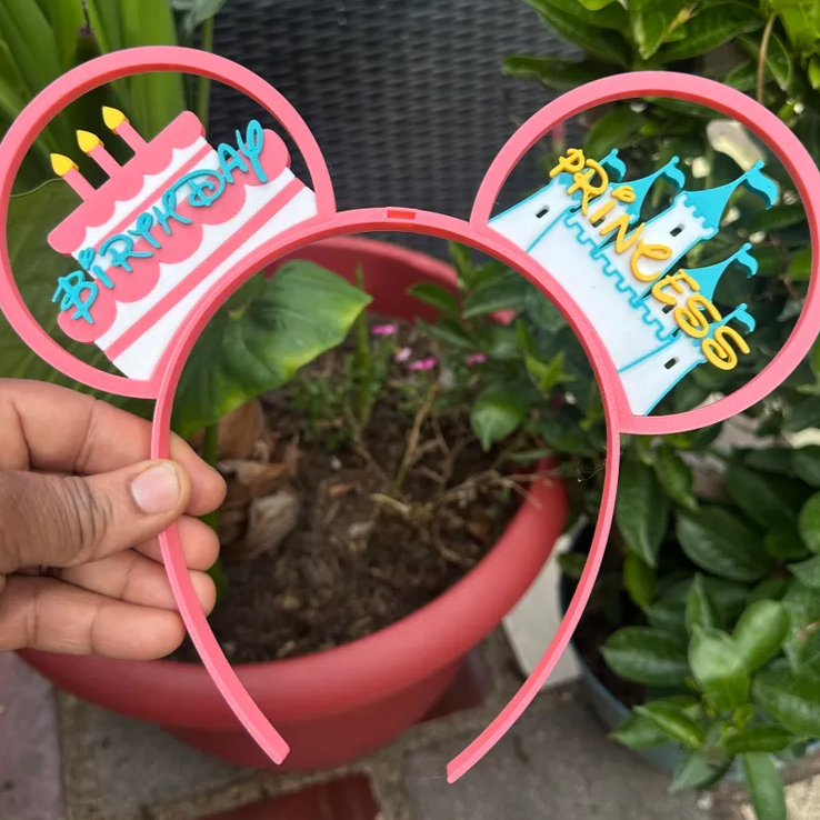 Birthday Princess Theme Park Ears
