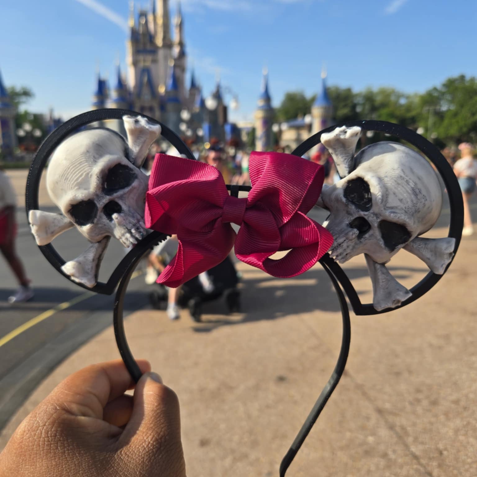 Cusred Pirate Skull Theme Park Ears