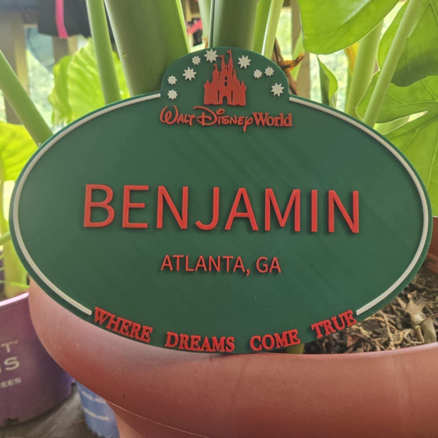 Custom Name Tag Sign