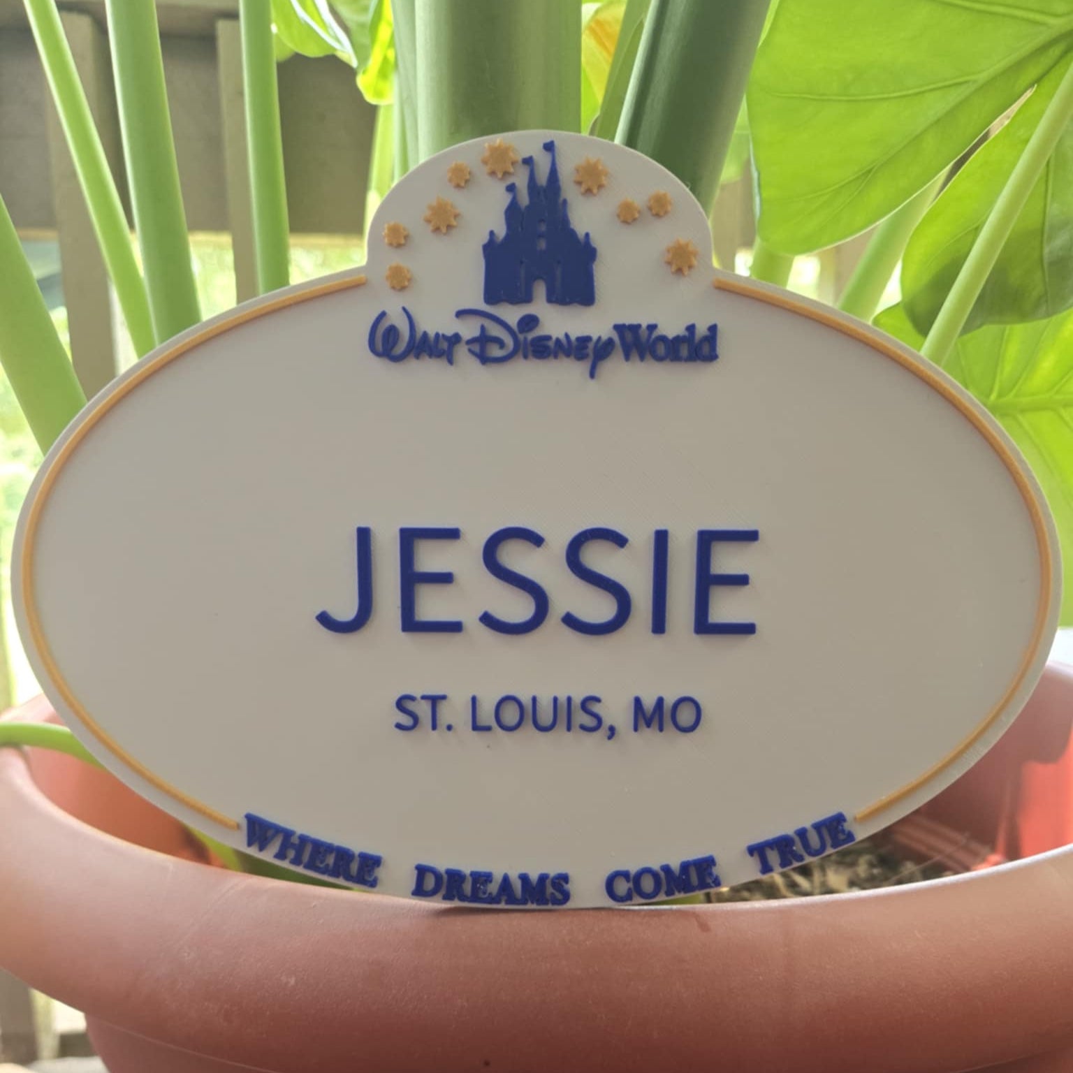 Custom Name Tag Sign