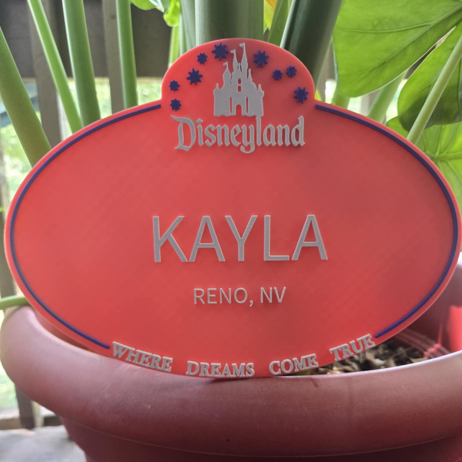 Custom Name Tag Sign