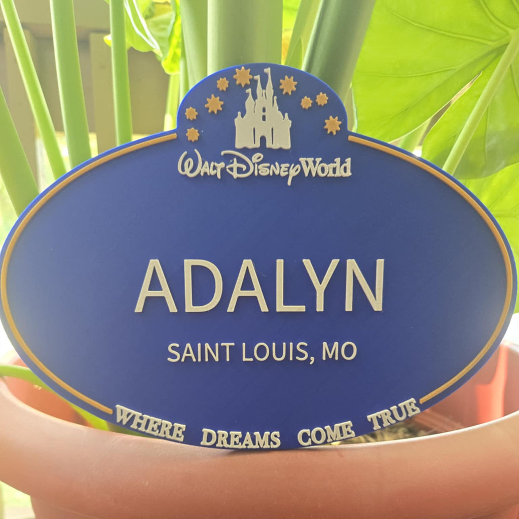 Custom Name Tag Sign