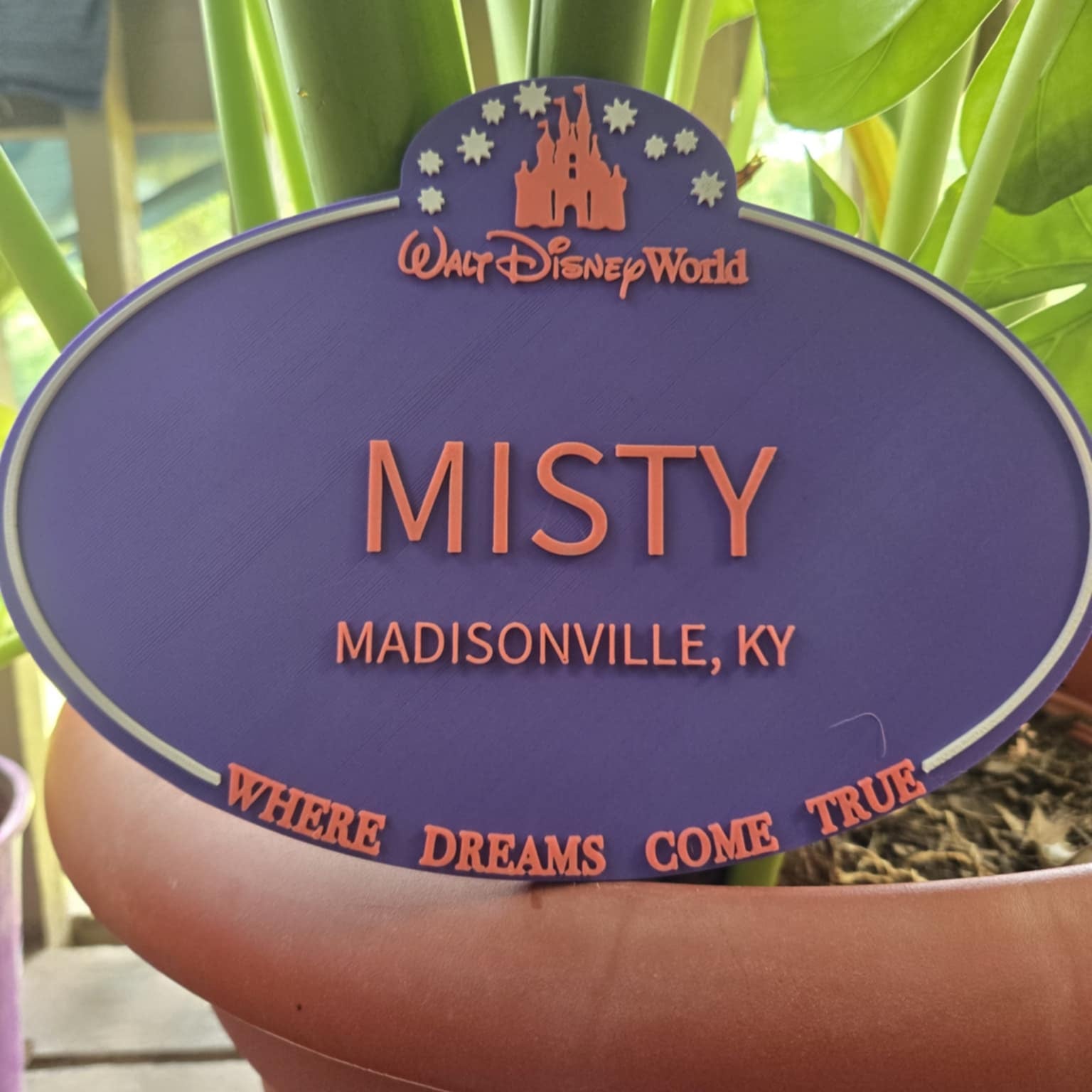 Custom Name Tag Sign